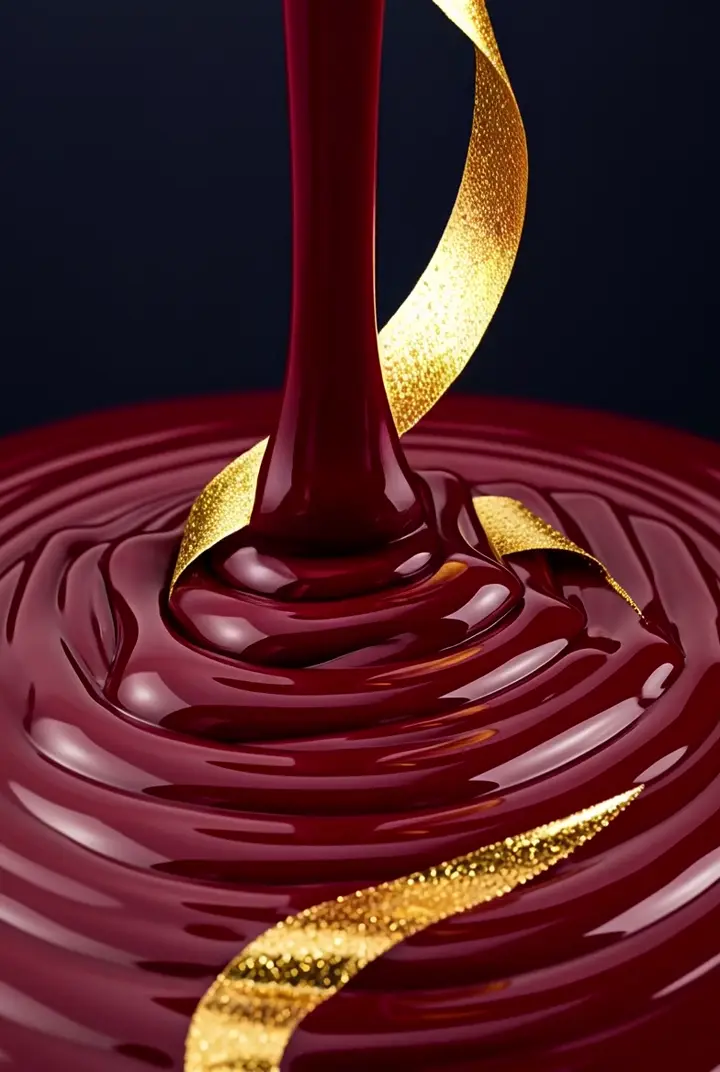 Lacquer pour used for the shade preview